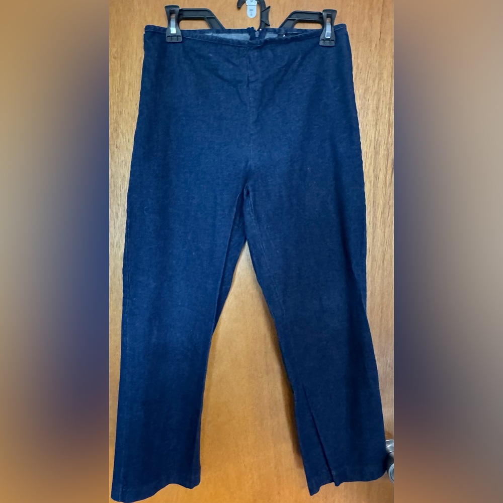 Womens Navy Blue Stretch Jeans